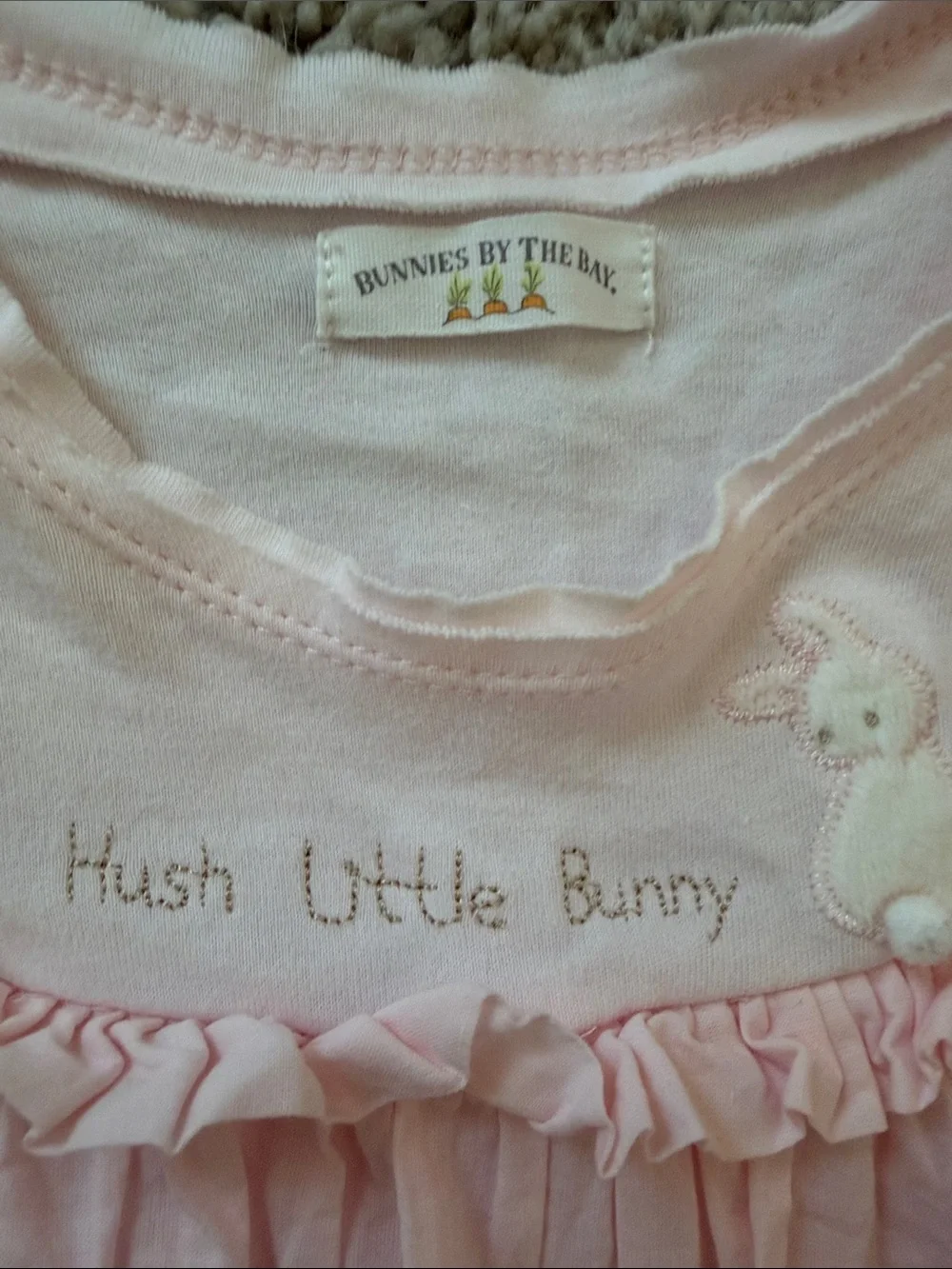 Bunnies by the Bay Pink Newborn Gown